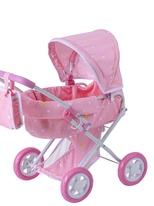 Olivia's Little World 'Twinkle Stars' Délux Poupée Poussette Rose OL-00011 - Kiabi