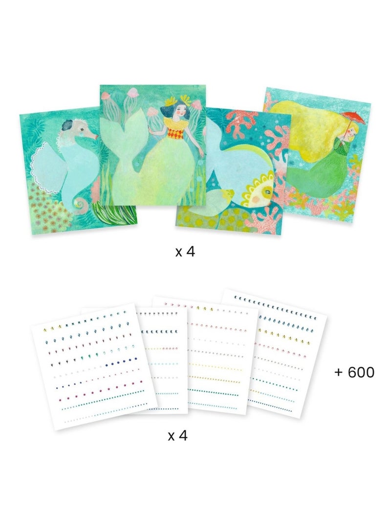Ondes aquatiques Artistic Strass Multicolore - Kiabi