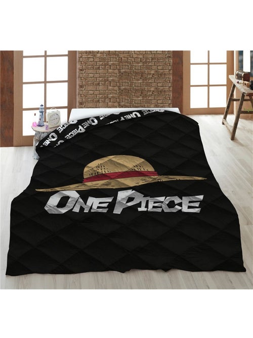 One Piece, Couette Enfant Imprimée Réversible, CHAPEAU DE PAILLE - Kiabi