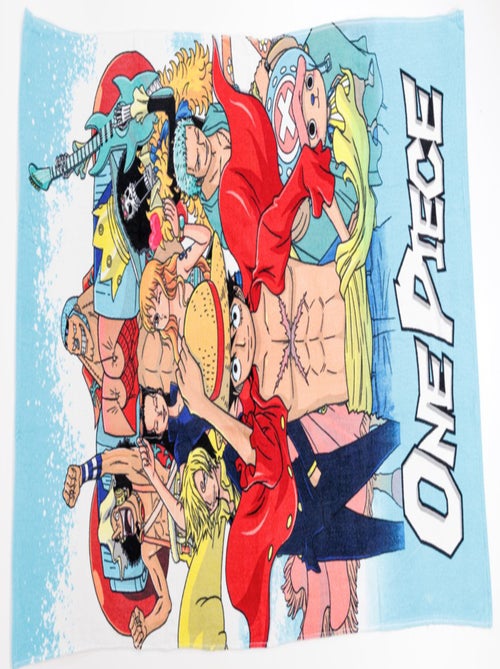 One Piece, Grande Serviette de Bain Enfant Imprimé 100% Coton, LUFFY - Kiabi