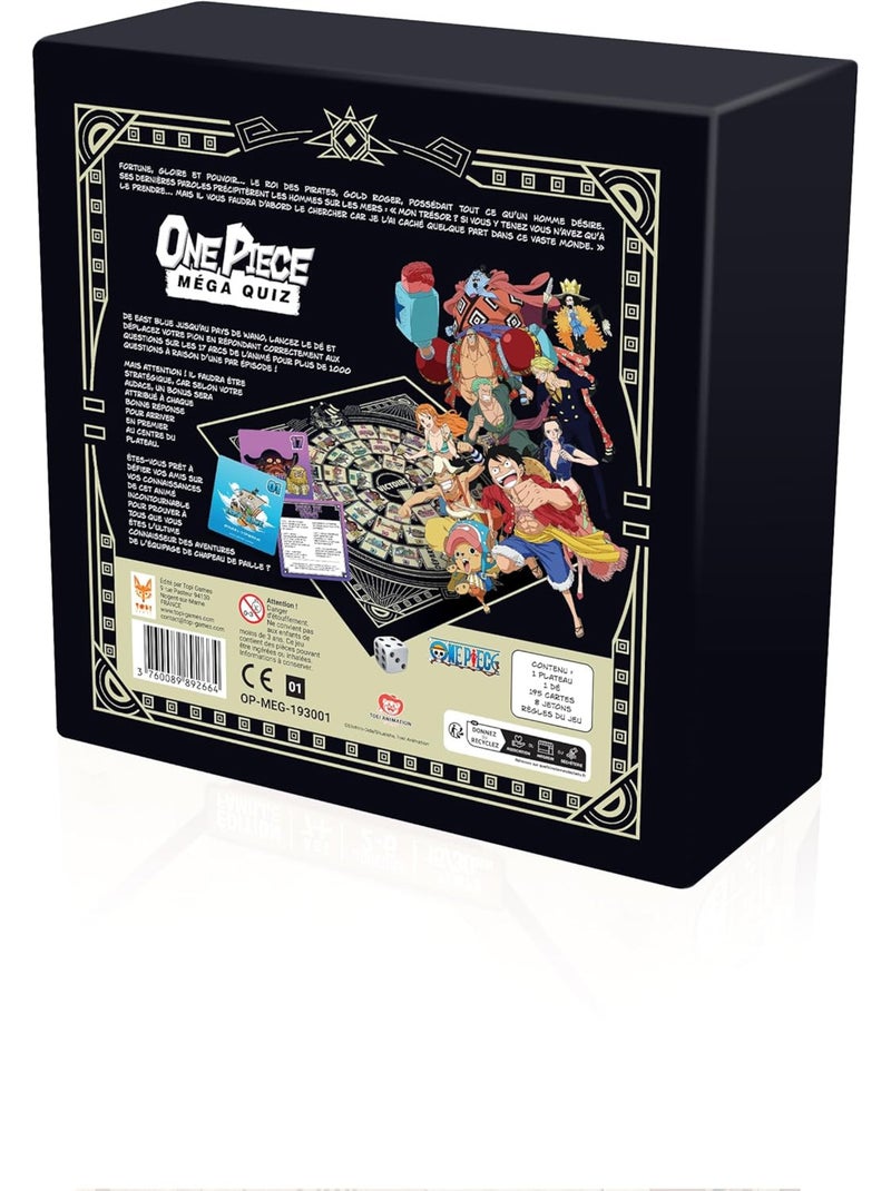 One Piece Le Mega Quiz - Topi Games Multicolore - Kiabi