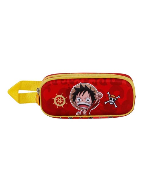 One Piece Luffy Trousse 3D Double, Rouge - Kiabi