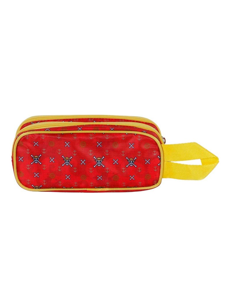 One Piece Luffy Trousse 3D Double, Rouge Rouge - Kiabi