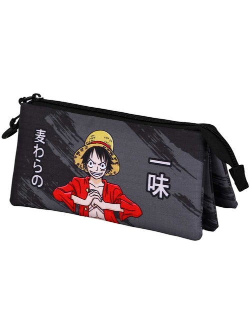 One Piece Unique Trousse Triple, Noir - Kiabi