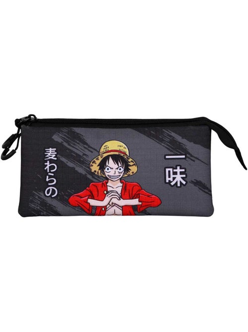One Piece Unique Trousse Triple, Noir - Kiabi