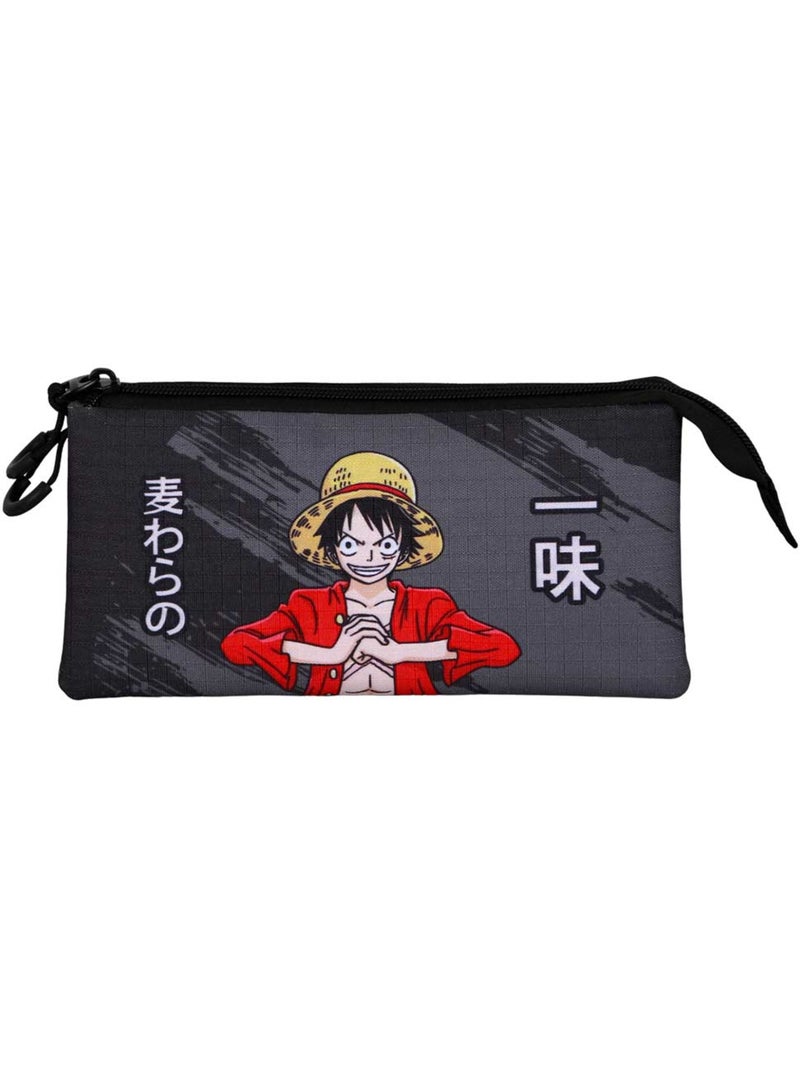 One Piece Unique Trousse Triple, Noir Noir - Kiabi