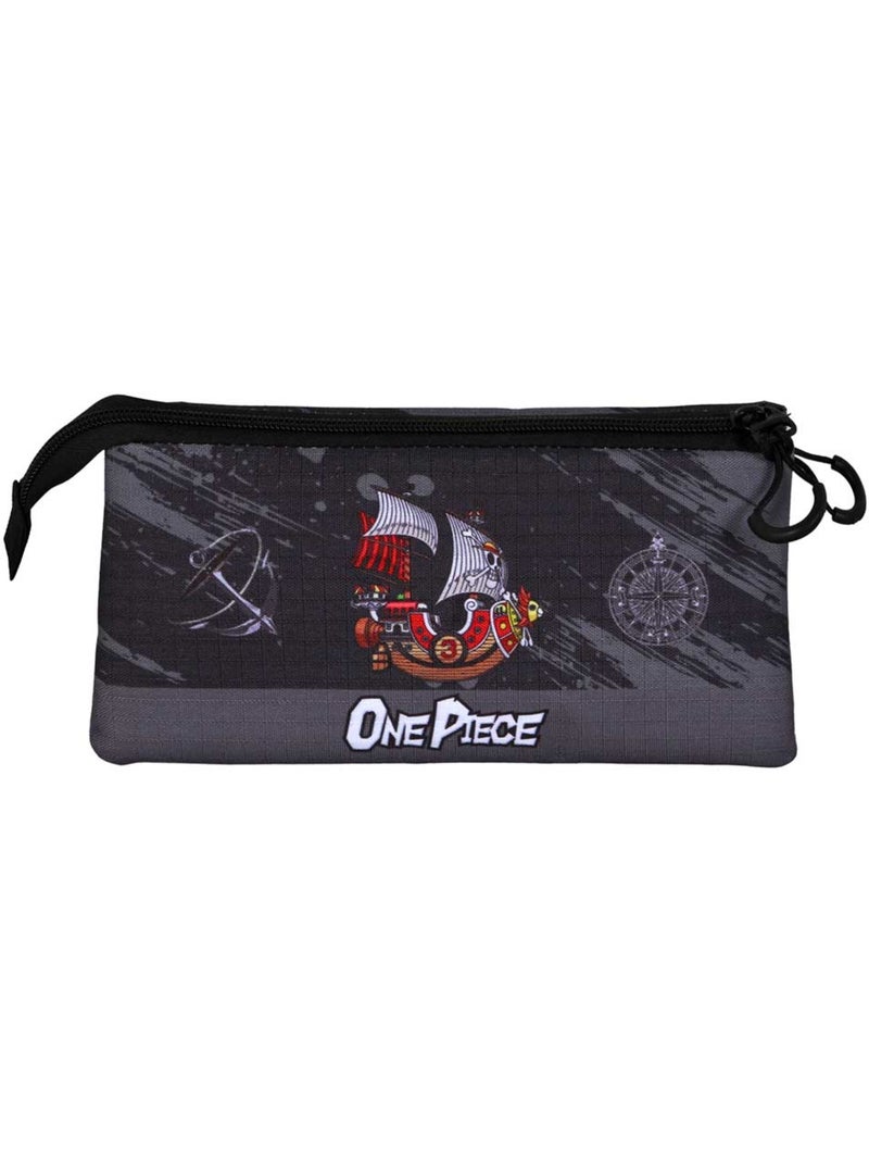 One Piece Unique Trousse Triple, Noir Noir - Kiabi