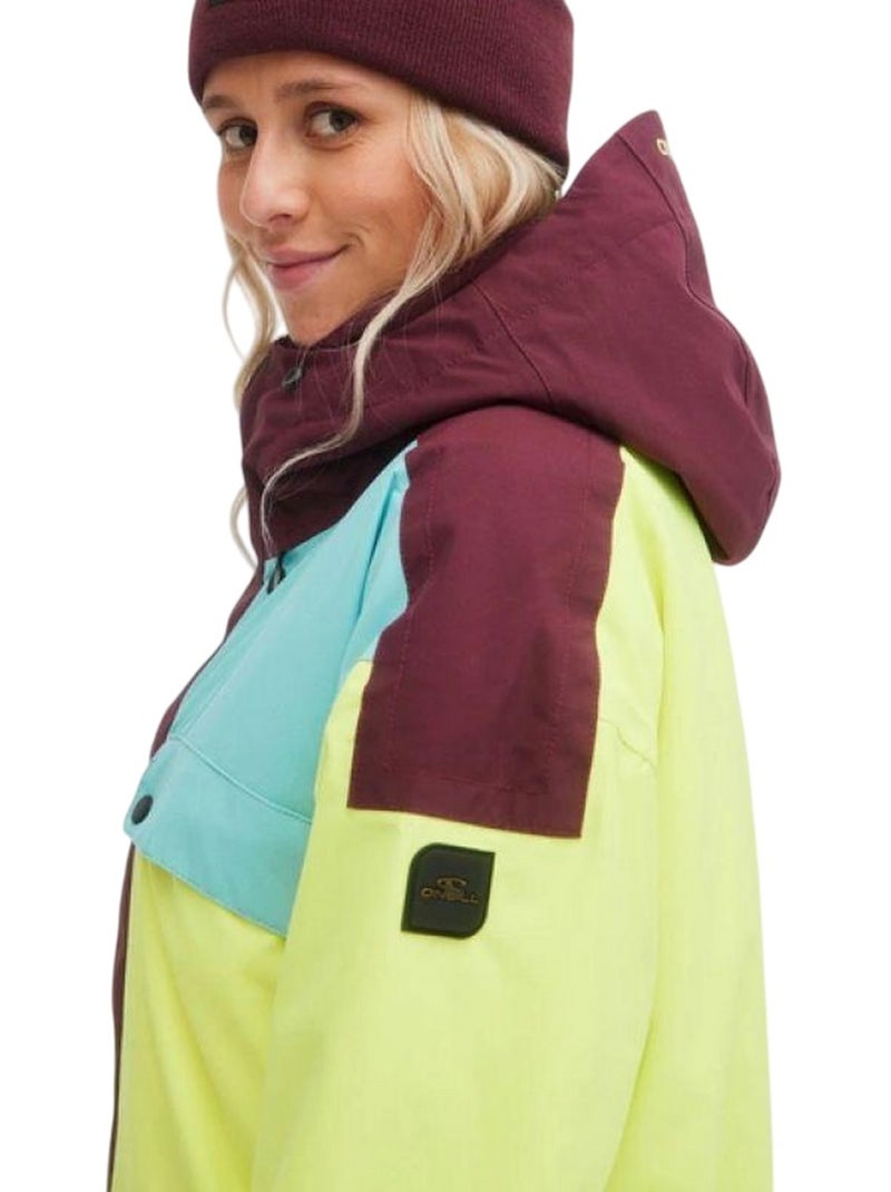 O´Neill - Blouson de ski motif/style blocs de couleurs Violet - Kiabi