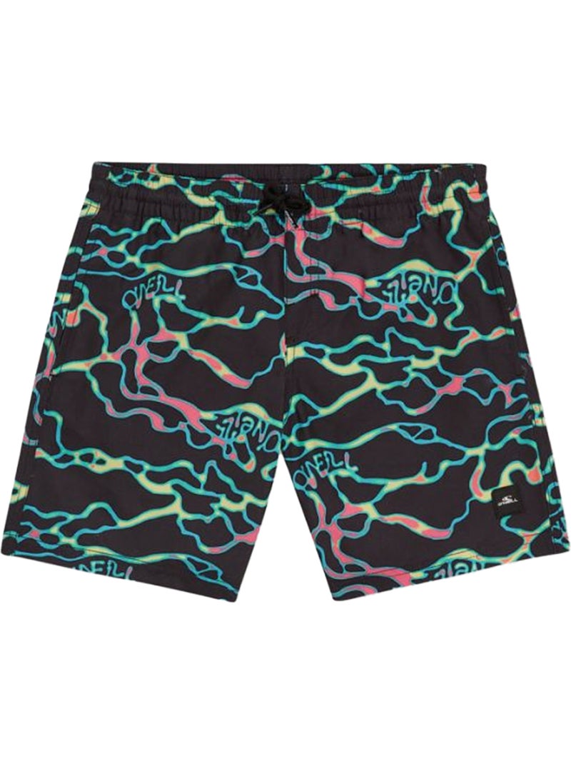 O´Neill - Short de bain JACK CALI CRAZY Noir Multicolore - Kiabi