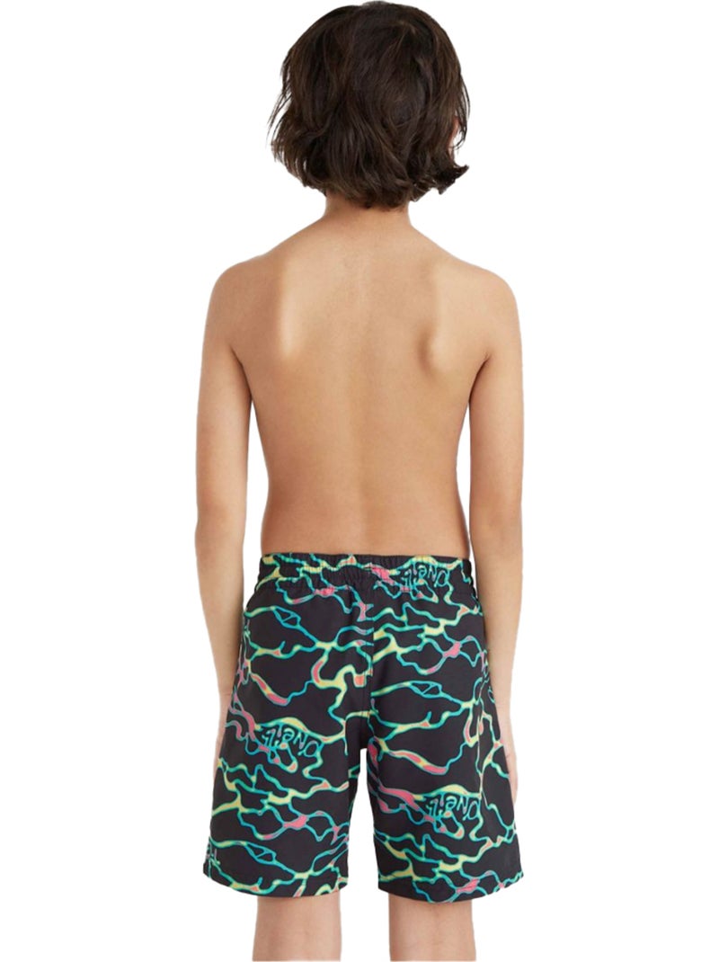 O´Neill - Short de bain JACK CALI CRAZY Noir Multicolore - Kiabi