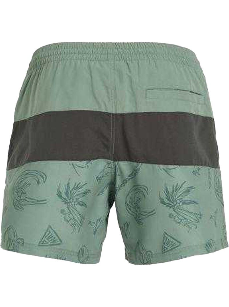 O´Neill - Short de bain motif/style Bloc MIX & MATCH CALI Vert - Kiabi