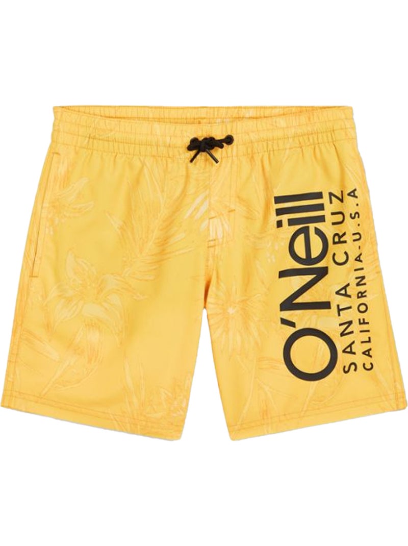 O´Neill - Short de bain motif/style floral MIX & MATCH CALI Jaune - Kiabi