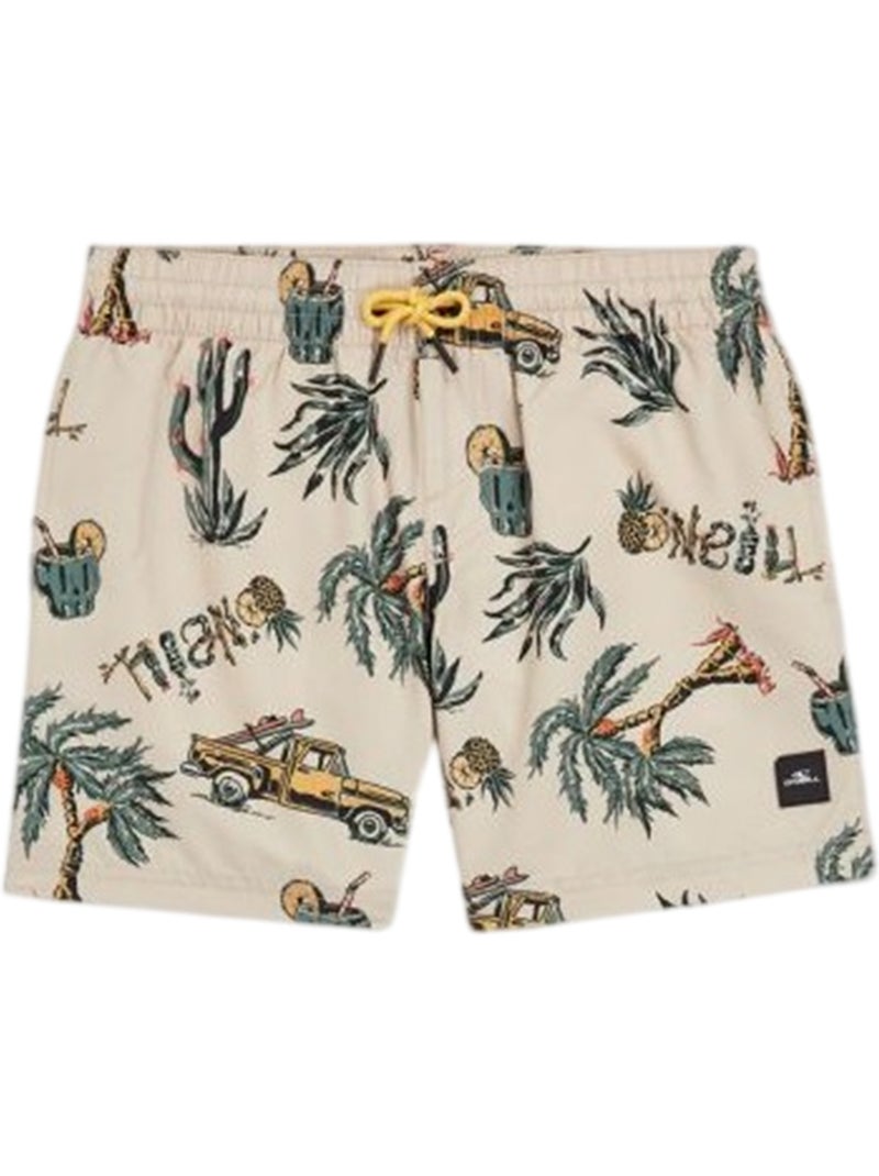 O´Neill - Short de bain motif/style tropical MIX & MATCH CALI Beige - Kiabi