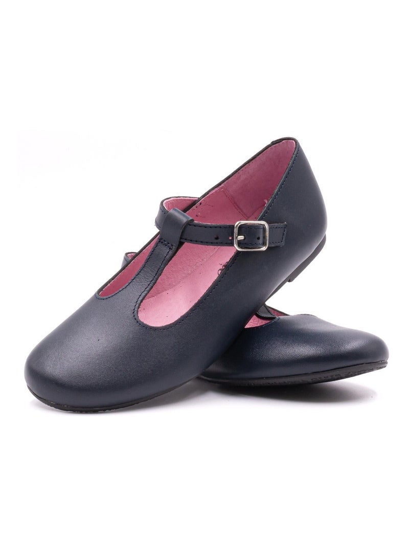 Oni Mélodie Ii – Chaussures Salomé Fille - Bleu marine - Kiabi