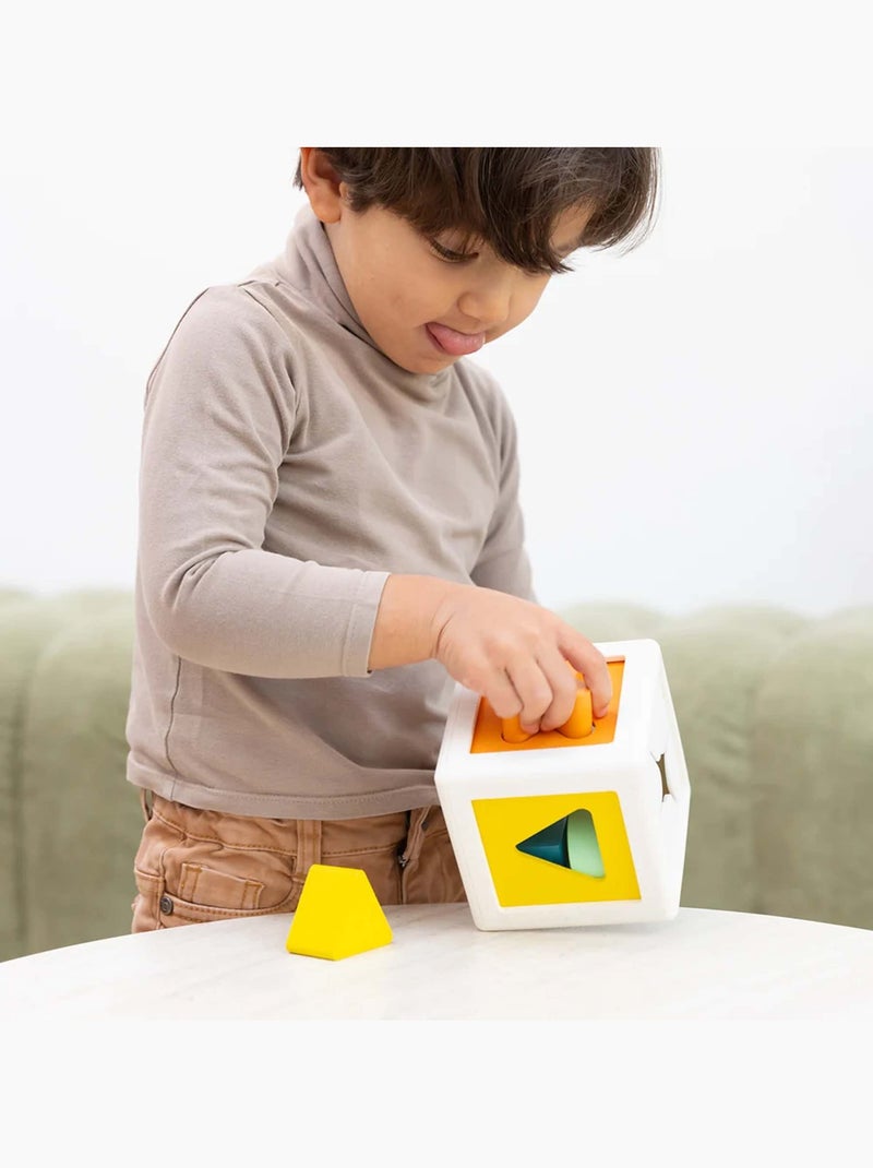 Oppi® | boîte à formes montessori jeu de tri évolutif kuby Blanc - Kiabi