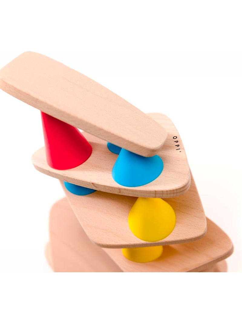 Oppi® | jeu de construction et d'équilibre en bois piks 44 pièces N/A - Kiabi