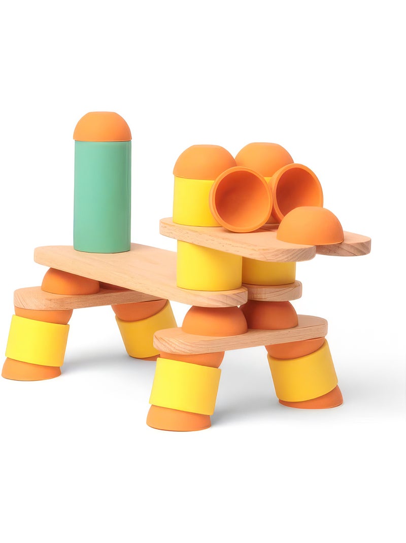 Oppi® | jeu de construction et d'équilibre en bois stix 60 pièces N/A - Kiabi