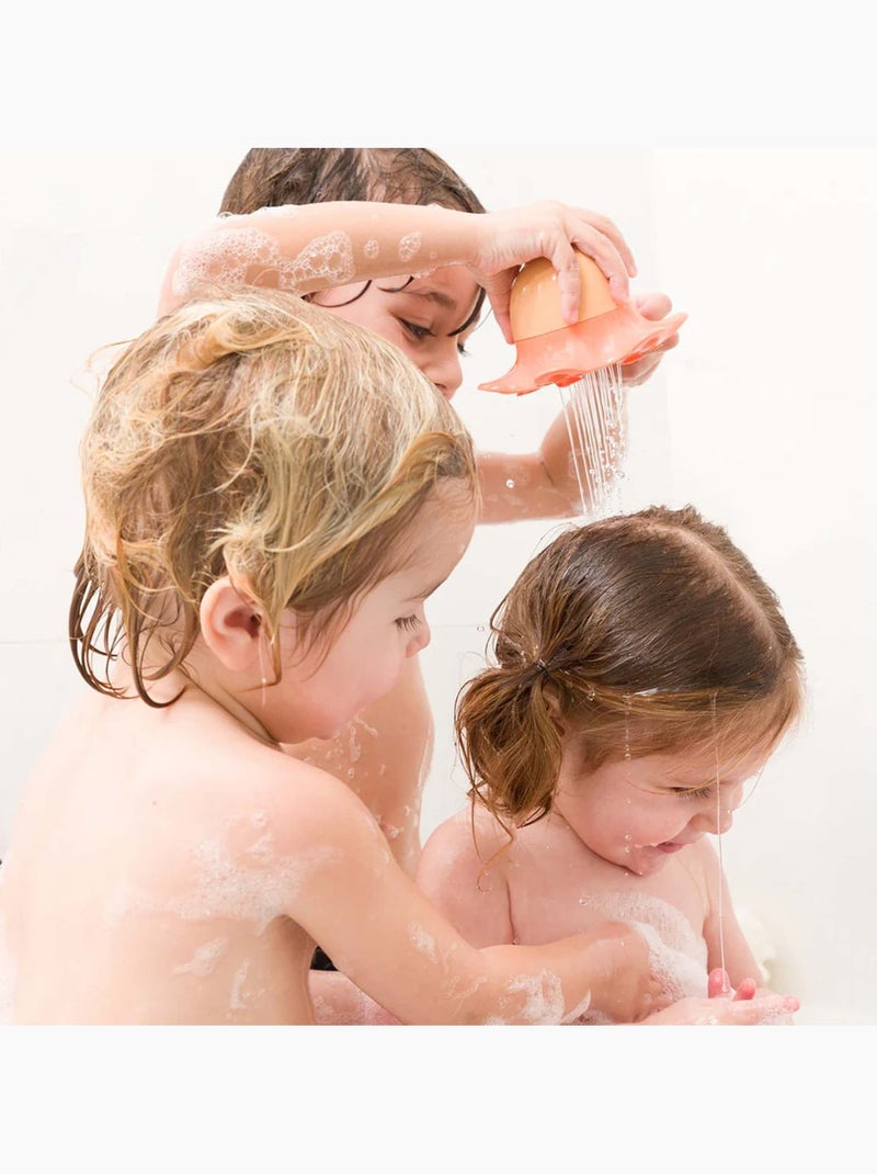 Oppi® | jouet de bain bébé mousse et douche de pluie poulpe tako Orange - Kiabi