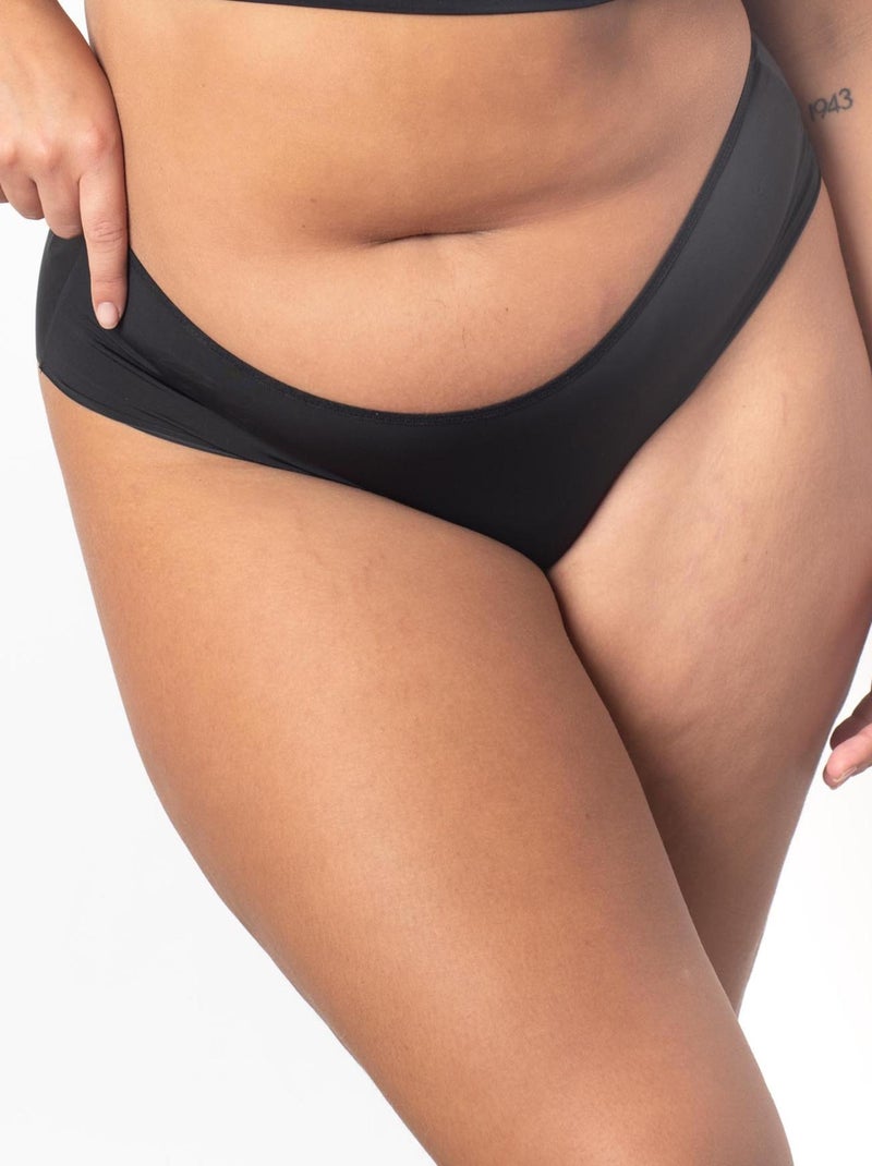Oprah shorty microfibre Noir - Kiabi
