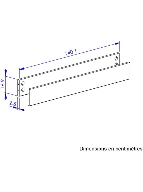 Option - 2 pans 140 cm pour lit marcel 'galipette' - Kiabi Option - 2 pans 140 cm pour lit marcel 'galipette' - Kiabi