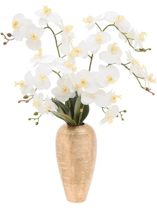 Orchidée artificielle en pot magnésie NAOKO - Kiabi