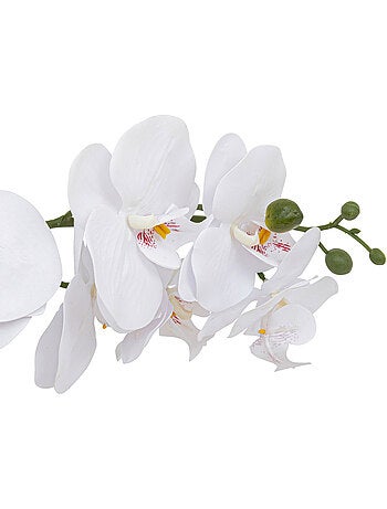 Orchidée artificielle pot en céramique clera