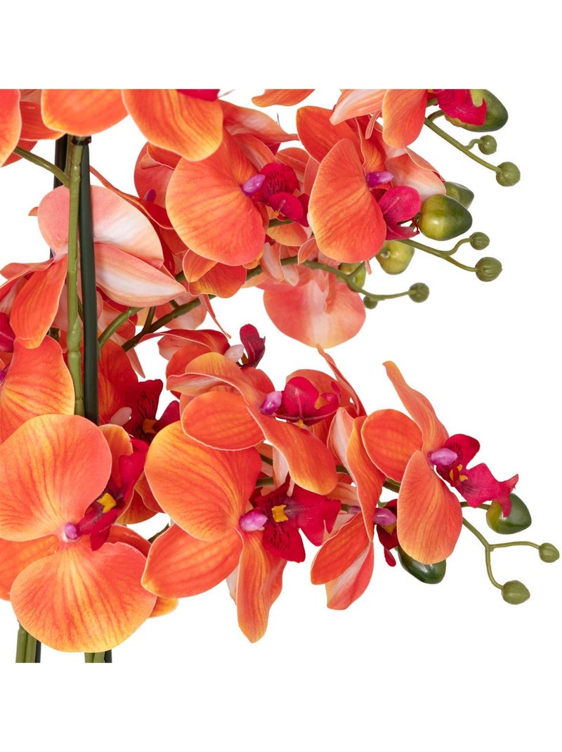 Orchidée artificielle SANAE Orange - Kiabi