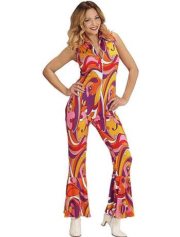 Orchidée en combinaison, costume des années 70