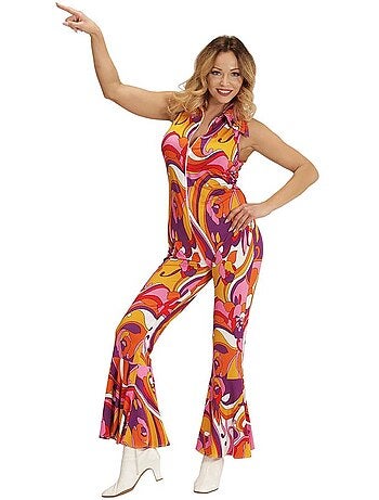 Orchidée en combinaison, costume des années 70
