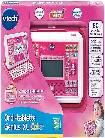 Ordi Tablette Genius Xl Color Rose - Vtech