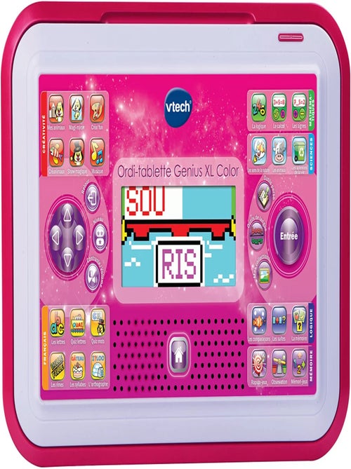 Ordi Tablette Genius Xl Color Rose - Vtech - Kiabi Ordi Tablette Genius Xl Color Rose - Vtech - Kiabi
