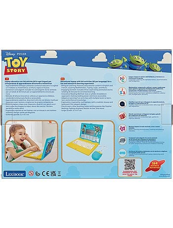 Ordinateur ?ducatif bilingue Toy Story avec 164 activit?s (EN/IT)