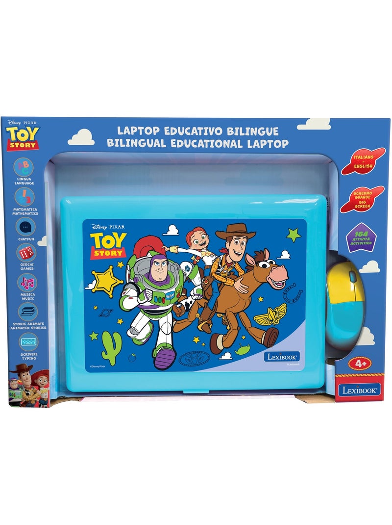 Ordinateur ?ducatif bilingue Toy Story avec 164 activit?s (EN/IT) Bleu - Kiabi