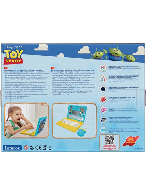 Ordinateur ?ducatif bilingue Toy Story avec 164 activit?s (EN/IT) - Kiabi