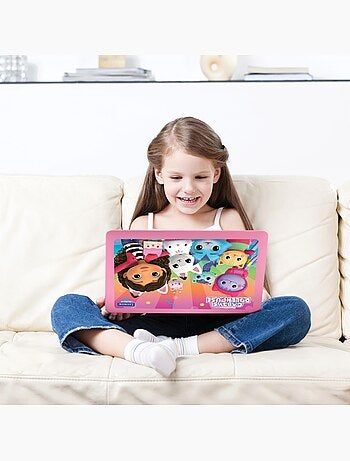 Ordinateur éducatif bilingue avec 164 activités au design gabby et la maison magique (en/fr)