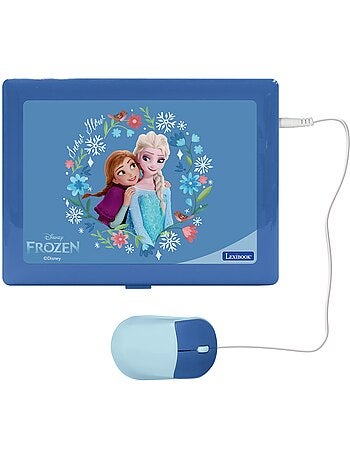 Ordinateur éducatif bilingue avec 164 activités au design La Reine des Neiges (EN/FR)