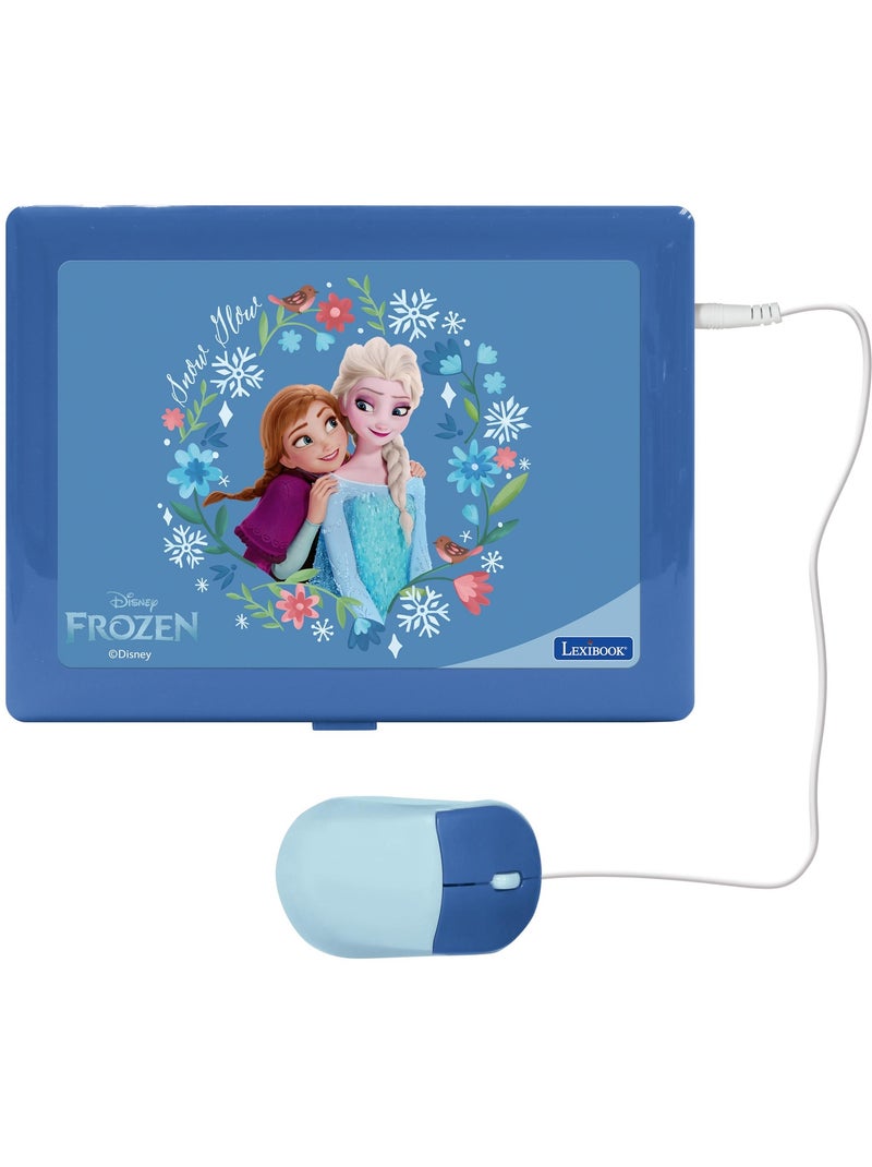 Ordinateur éducatif bilingue avec 164 activités au design La Reine des Neiges (EN/FR) Bleu - Kiabi
