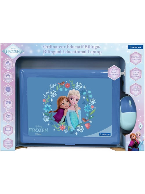 Ordinateur éducatif bilingue avec 164 activités au design La Reine des Neiges (EN/FR) - Kiabi Ordinateur éducatif bilingue avec 164 activités au design La Reine des Neiges (EN/FR) - Kiabi