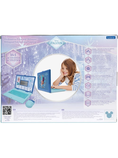Ordinateur éducatif bilingue avec 164 activités au design La Reine des Neiges (EN/FR) - Kiabi Ordinateur éducatif bilingue avec 164 activités au design La Reine des Neiges (EN/FR) - Kiabi
