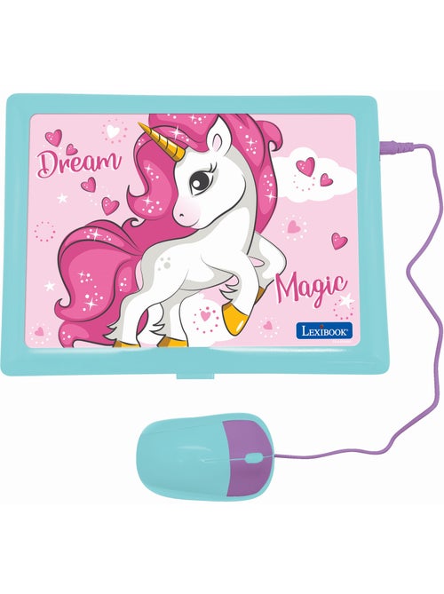 Ordinateur éducatif bilingue avec 164 activités au design Licorne (EN/FR) - Kiabi Ordinateur éducatif bilingue avec 164 activités au design Licorne (EN/FR) - Kiabi