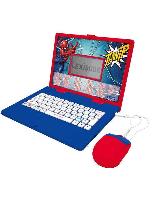 Ordinateur éducatif bilingue avec 164 activités au design Spiderman (EN/FR) - Kiabi Ordinateur éducatif bilingue avec 164 activités au design Spiderman (EN/FR) - Kiabi