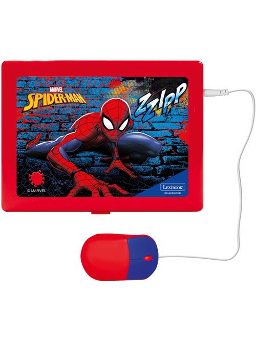 Ordinateur éducatif bilingue avec 164 activités au design Spiderman (EN/FR) - Kiabi Ordinateur éducatif bilingue avec 164 activités au design Spiderman (EN/FR) - Kiabi
