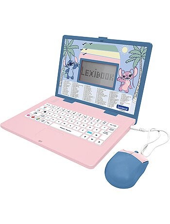 Ordinateur éducatif bilingue avec 164 activités au design Stitch (EN/FR)