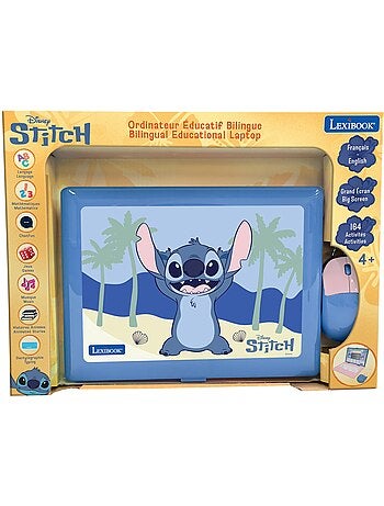 Ordinateur éducatif bilingue avec 164 activités au design Stitch (EN/FR)