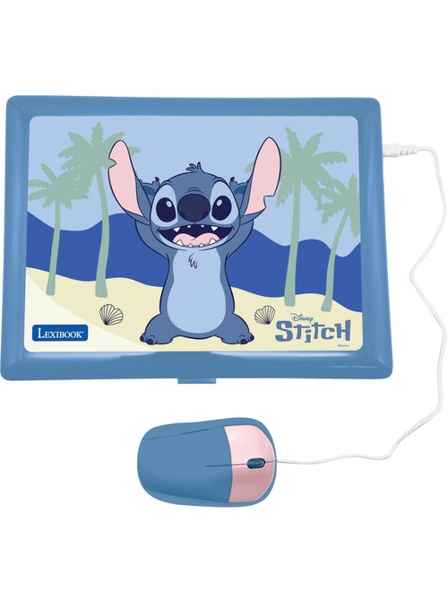 Ordinateur éducatif bilingue avec 164 activités au design Stitch (EN/FR) - Kiabi Ordinateur éducatif bilingue avec 164 activités au design Stitch (EN/FR) - Kiabi