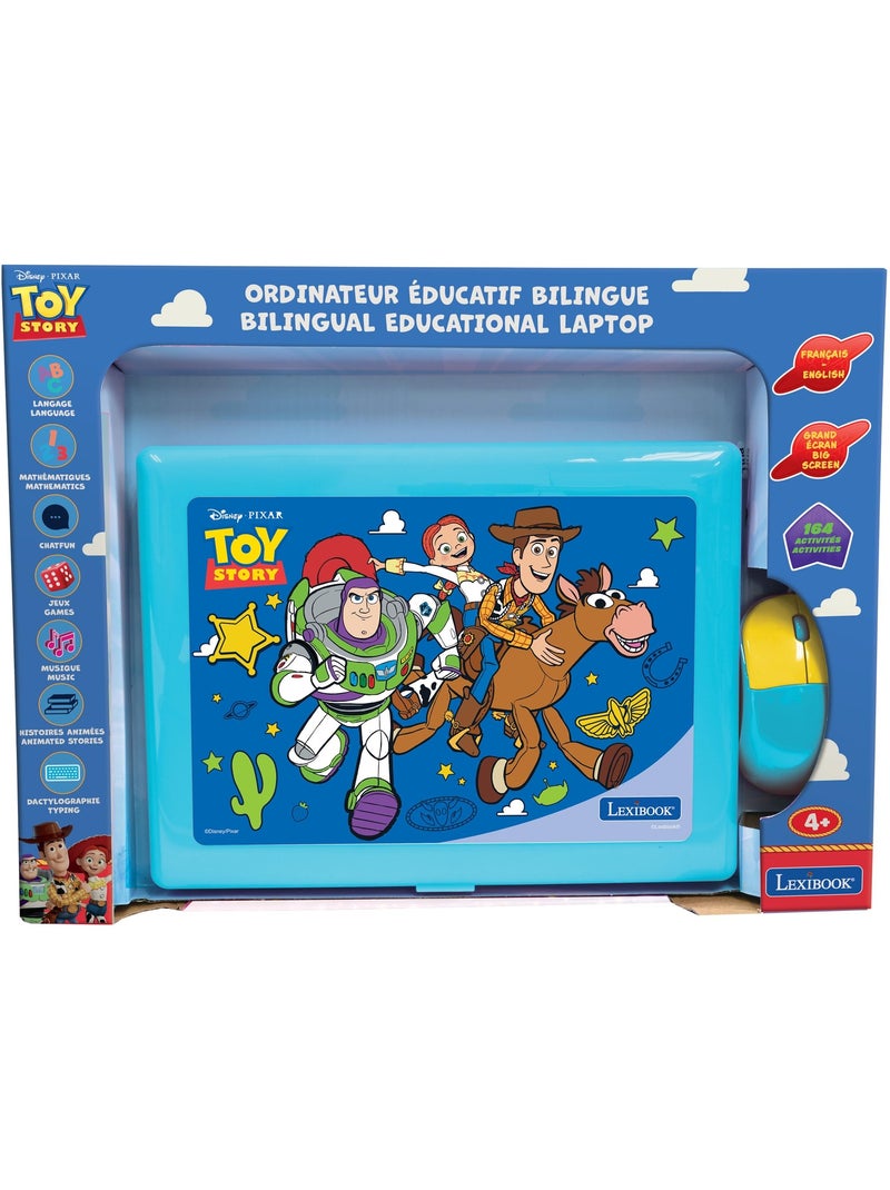 Ordinateur éducatif bilingue avec 164 activités au design Toy Story (EN/FR) Bleu - Kiabi