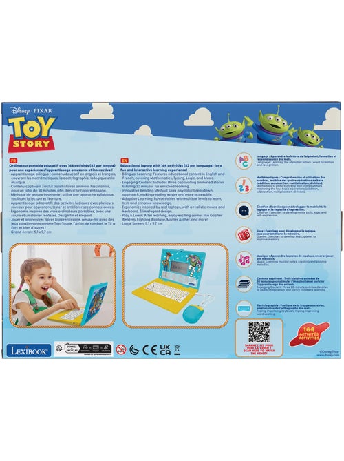 Ordinateur éducatif bilingue avec 164 activités au design Toy Story (EN/FR) - Kiabi Ordinateur éducatif bilingue avec 164 activités au design Toy Story (EN/FR) - Kiabi