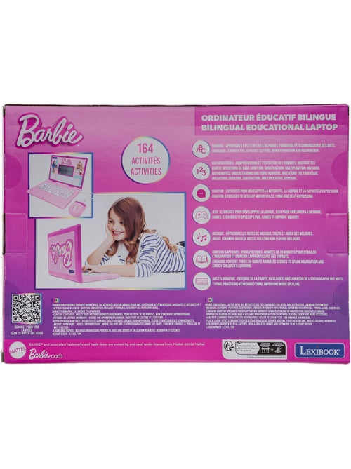 Ordinateur éducatif bilingue avec 164 activités Barbie (EN/FR) - Kiabi Ordinateur éducatif bilingue avec 164 activités Barbie (EN/FR) - Kiabi