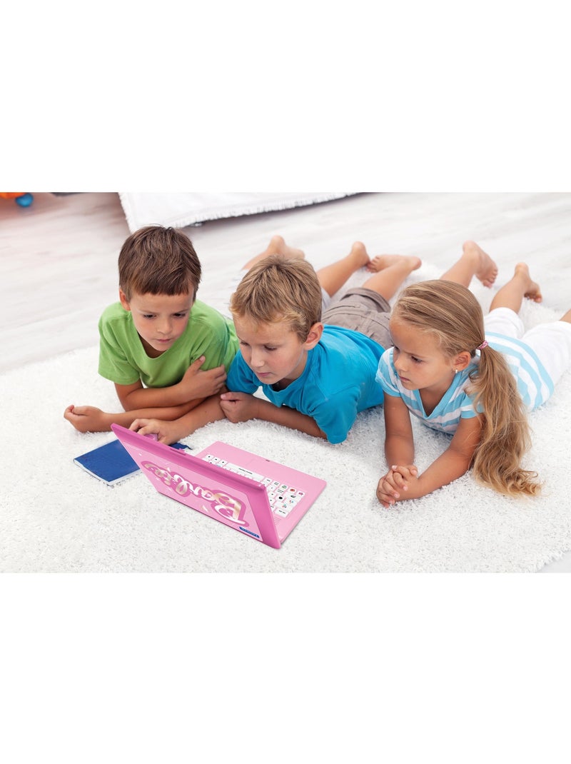 Ordinateur éducatif bilingue avec 164 activités Barbie (EN/FR) Rose - Kiabi