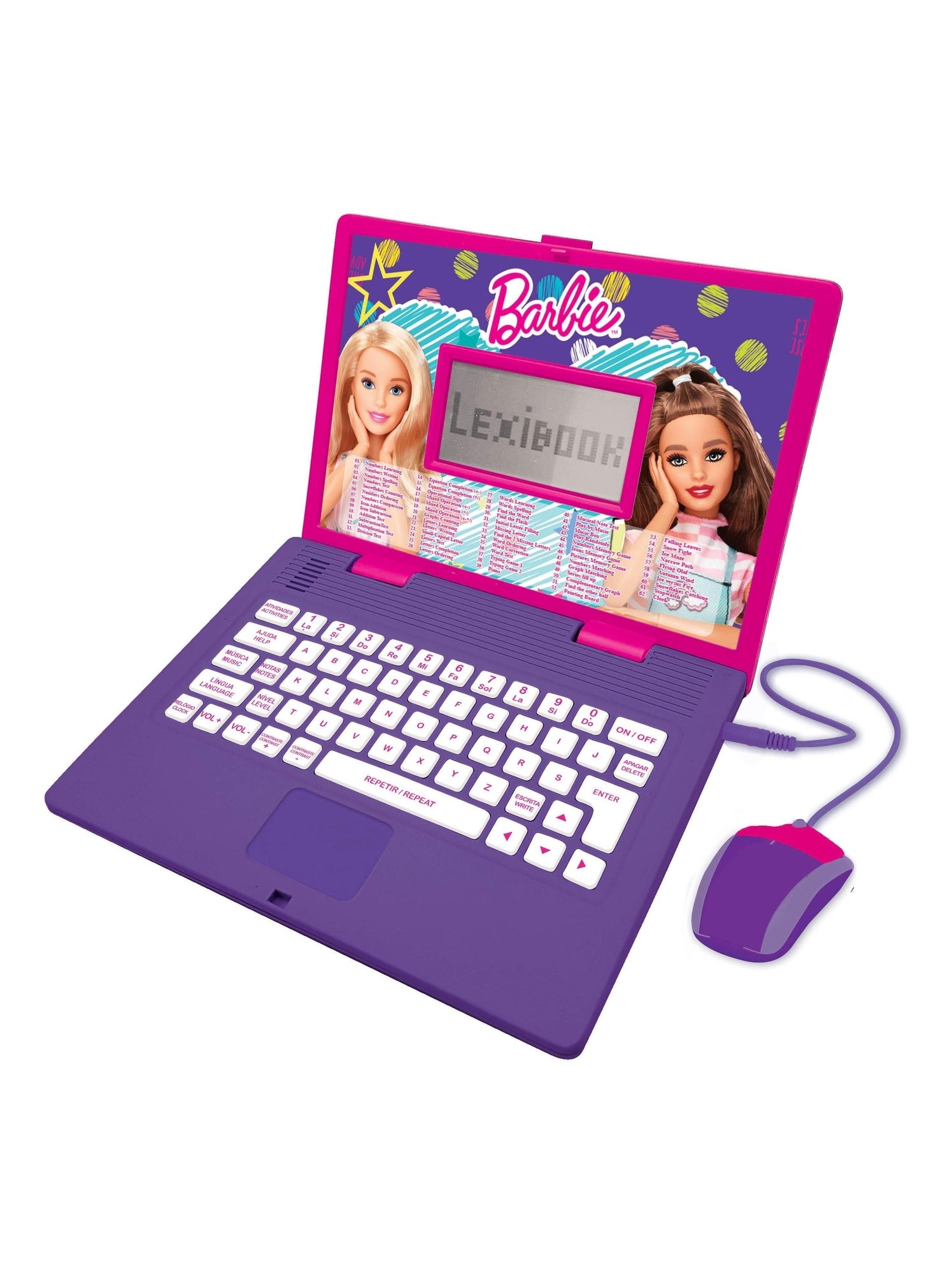 Ordinateur Portable éducatif Barbie Lexibook - 124 Activités Bilingues Français/néerlandais - 4